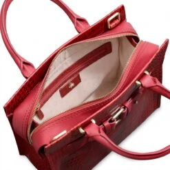 Agnes Street Faux CrocMedium ZipTop Multiway Bag 4 Agnes Street Faux CrocMedium ZipTop Multiway Bag -Fashion Bag Store h2982601 4