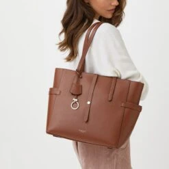 Abingdon RoadLarge Zip-Top Shoulder Bag -Fashion Bag Store h3043205 tortoise 3089