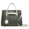 Finsbury Park - QuiltMedium Ziptop Satchel Bag -Fashion Bag Store h4355362