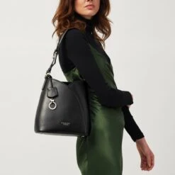 Tulip StreetMedium Open Top Shoulder Bag -Fashion Bag Store h5071001 model 2