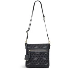 Finsbury Park Geo Dog JacquardSmall ZipTop Cross Body Bag