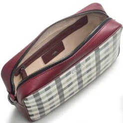 Manor Grove - CheckSmall Zip-Top Camera Bag -Fashion Bag Store h5555603 4