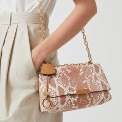 Mill Bay Faux SnakeMedium Flapover Cross Body Bag 11 Mill Bay Faux SnakeMedium Flapover Cross Body Bag -Fashion Bag Store h5893830 1510