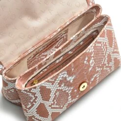 Mill Bay Faux SnakeMedium Flapover Cross Body Bag 8 Mill Bay Faux SnakeMedium Flapover Cross Body Bag -Fashion Bag Store h5893830 4