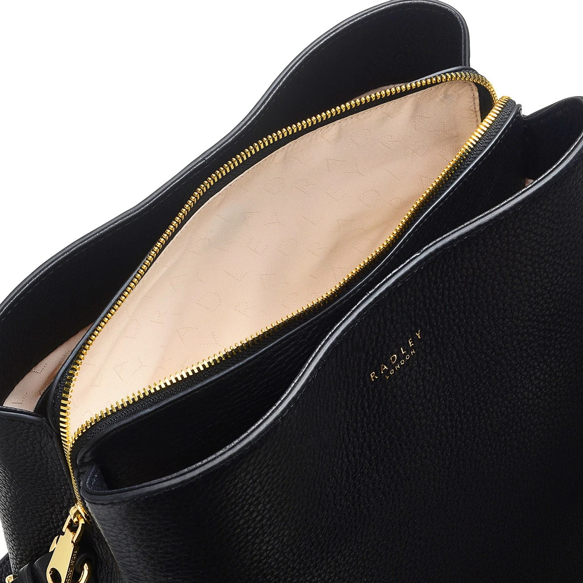 Dukes PlaceLarge Ziptop Shoulder(Black) Dukes PlaceLarge Ziptop Shoulder(Black) -Fashion Bag Store h6390001 4