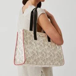 Sketch StreetLarge Ziptop Tote -Fashion Bag Store h6392109 1856