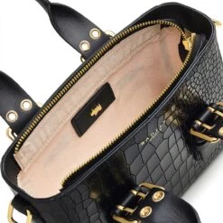 Curzon Street - Faux CrocSmall Ziptop Crossbody -Fashion Bag Store h6745001 4