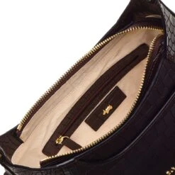 London Pockets 2.0 - Faux CrocSmall Ziptop Crossbody -Fashion Bag Store h6774209 4