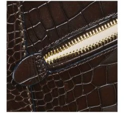 London Pockets 2.0 - Faux CrocSmall Ziptop Crossbody -Fashion Bag Store h6774209 d1