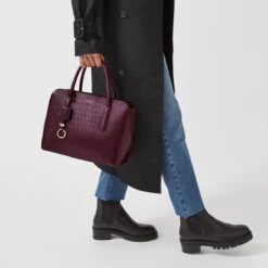 Liverpool Street 2.0 - Faux CrocMedium Ziptop Multiway -Fashion Bag Store h6831609 242