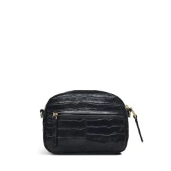 Upper Grove - Faux CrocMini Ziptop Crossbody