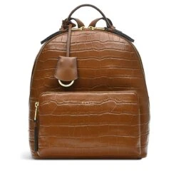 Sutton Acres - Faux CrocMedium Zip Around Backpack -Fashion Bag Store h7124216