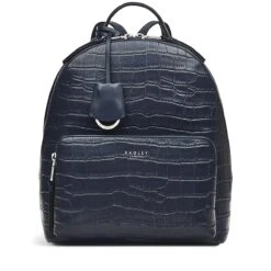 Sutton Acres - Faux CrocMedium Zip Around Backpack -Fashion Bag Store h7124401