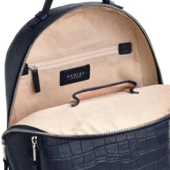 Sutton Acres - Faux CrocMedium Zip Around Backpack -Fashion Bag Store h7124401 4