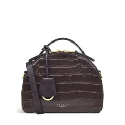 Orchard Road - Faux CrocSmall Zip Around Crossbody -Fashion Bag Store h7129204