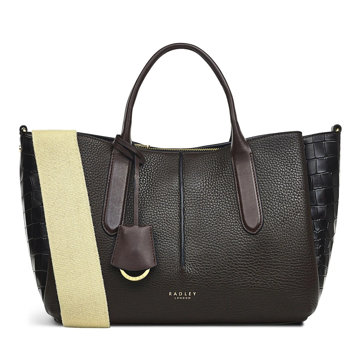 Hillgate Place - Faux CrocMedium Grab Multiway Hillgate Place - Faux CrocMedium Grab Multiway -Fashion Bag Store h7215209