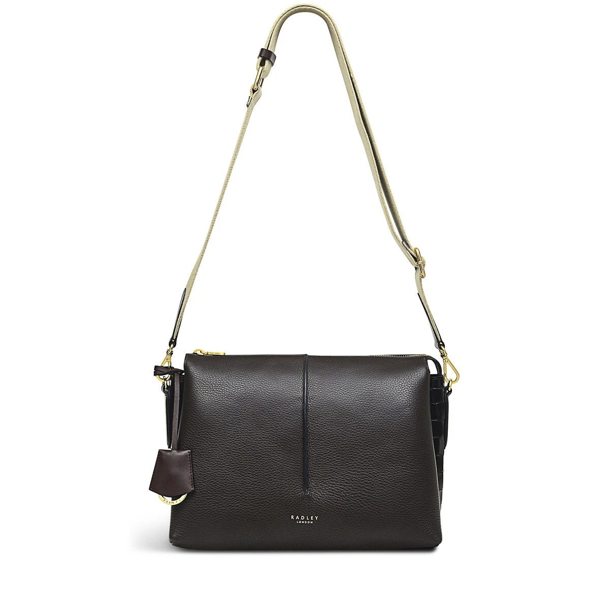 Hillgate Place - Faux CrocMedium Zip-Top Cross Body Hillgate Place - Faux CrocMedium Zip-Top Cross Body -Fashion Bag Store h7216209 1