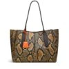 Hillgate Place - Faux SnakeLarge Open-Top Tote -Fashion Bag Store h7217209