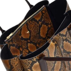 Hillgate Place - Faux SnakeLarge Open-Top Tote -Fashion Bag Store h7217209 4