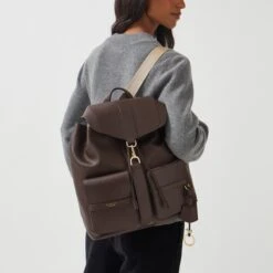 Garrick StreetMedium Drawstring Backpack -Fashion Bag Store h7224209 342