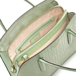 Liverpool Street 2.0 - Faux CrocMedium Zip-Top Satchel -Fashion Bag Store h7262334 4