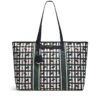 Finsbury Park - Checked DogLarge Zip-Top Shoulder -Fashion Bag Store h7294301
