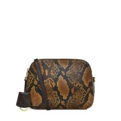 Dukes Place - Faux SnakeMedium Zip-Top Cross Body