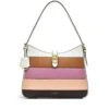 Linden Gardens - StripeLarge Zip-Top Shoulder -Fashion Bag Store h7497109