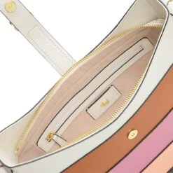 Linden Gardens - StripeLarge Zip-Top Shoulder -Fashion Bag Store h7497109 4