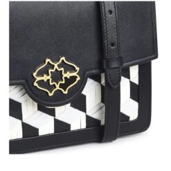 Apsley Road Heirloom - WeaveSmall Flapover Cross Body -Fashion Bag Store h7607001 d1