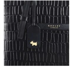 Bridgewater - Faux CrocLarge Zip-Top Backpack -Fashion Bag Store h7635001 d1