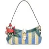 Linden Gardens - Stripe PalmMedium Zip-Top Shoulder -Fashion Bag Store h7847287