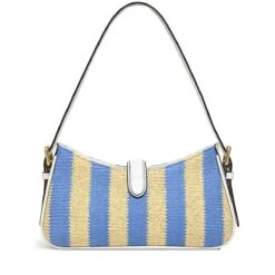 Linden Gardens - Stripe PalmMedium Zip-Top Shoulder -Fashion Bag Store h7847287 2