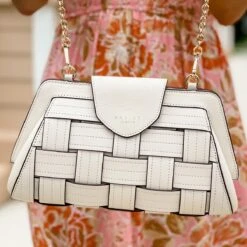 Sundown Avenue - WeaveMedium Flapover Clutch -Fashion Bag Store h7855274 ugc4