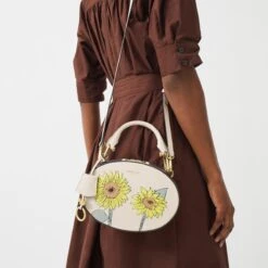 Basil Street - SunflowersSmall Zip-Around Grab -Fashion Bag Store h7886274 400