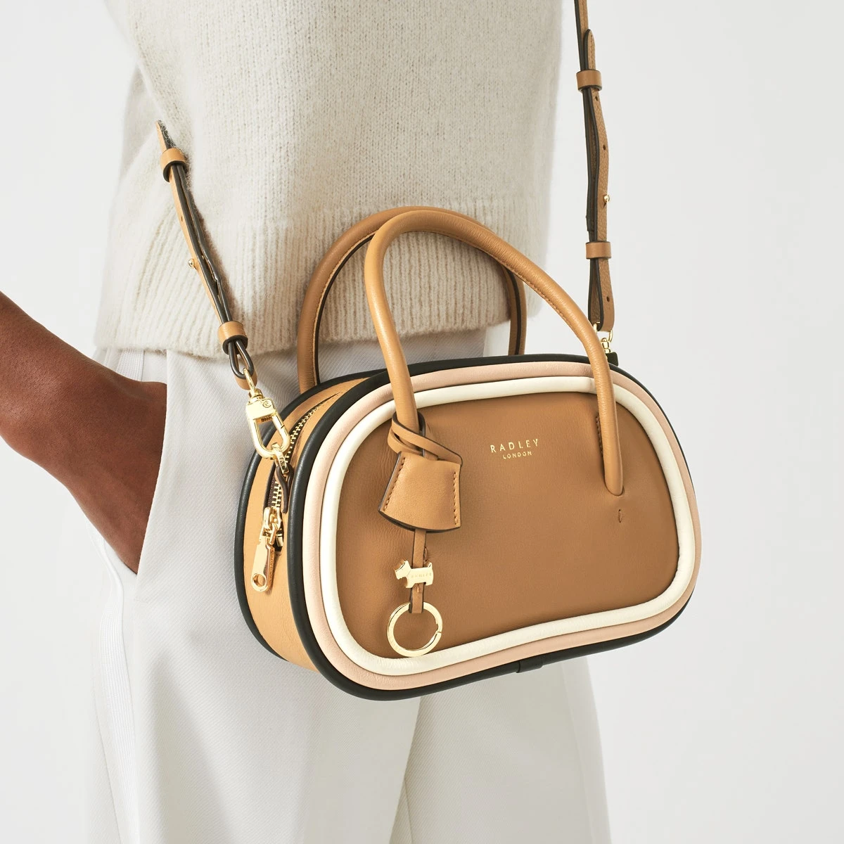 Bexley Street - Colour BlockSmall Zip-Top Grab Bexley Street - Colour BlockSmall Zip-Top Grab -Fashion Bag Store h7906259 1643