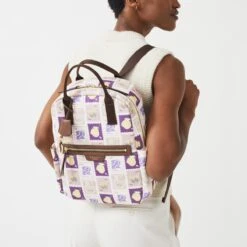 Finsbury Park - Holiday StampsMedium Zip-Top Backpack -Fashion Bag Store h7952109 1559