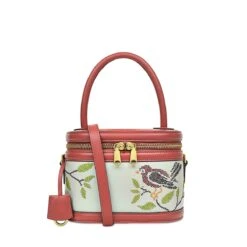 Harriet Street - EmbroideryMedium Zip Around Crossbody
