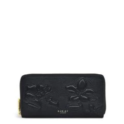 Floral EmbossLarge Zip Around Matinee