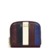 Dukes Place - Stripe QuiltMedium Zip Around Purse -Fashion Bag Store s6796609