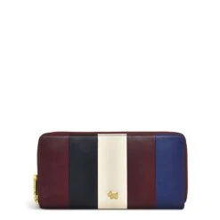 Mill Bay - Stripe QuiltLarge Zip Around Matinee -Fashion Bag Store s6842609