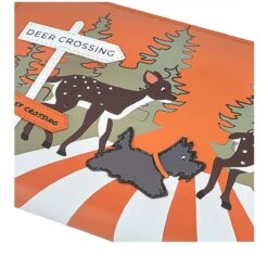 Hello DeerLarge Zip-Around Matinee -Fashion Bag Store s7250811 d1