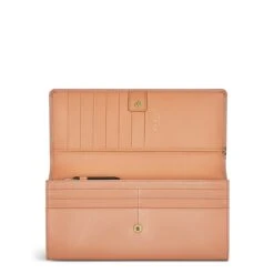 Parakeet PalLarge Flapover Continental Wallet 4 Parakeet PalLarge Flapover Continental Wallet -Fashion Bag Store s7541947 4